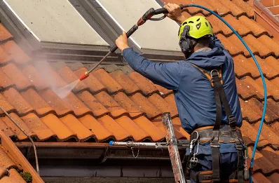 Démoussage et hydrofuge de toiture à Mélicocq